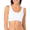 imageFruit of the Loom Womens MultiPack Tank Top Style Sports BraRose Impression PrintWhiteBlue