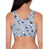 imageFruit of the Loom Womens MultiPack Tank Top Style Sports BraRose Impression PrintWhiteBlue