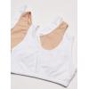imageFruit of the Loom Womens MultiPack Tank Top Style Sports BraWhiteSandWhite