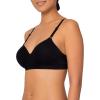 imageFruit of the Loom Womens Seamless WireFree PushUp Bra  Soft Comfortable ampamp SupportiveBlack Hue