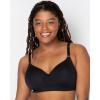 imageFruit of the Loom Womens Seamless WireFree PushUp Bra  Soft Comfortable ampamp SupportiveBlack HueWhite 2pack