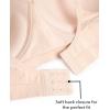 imageFruit of the Loom Womens Seamless WireFree PushUp Bra  Soft Comfortable ampamp SupportiveCharcoal Heather