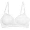imageFruit of the Loom Womens Seamless WireFree PushUp Bra  Soft Comfortable ampamp SupportiveWhite