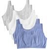 Heather Blue/ White/ Heather Grey