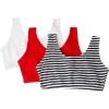 Skinny Stripe/White/Red Hot