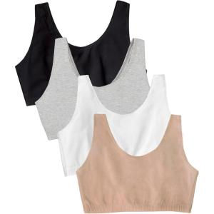 imageFruit of the Loom Womens MultiPack Tank Top Style Sports BraBlackHeather GreySandWhite