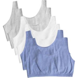 imageFruit of the Loom Womens MultiPack Tank Top Style Sports BraHeather Blue White Heather Grey