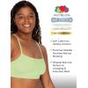 imageFruit of The Loom Womens Spaghetti Strap Cotton Pullover Sports Bra Value PackCornflower BlueLentilWhiteKitty PinkGrey HeatherBlack Hue