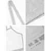 imageFruit of The Loom Womens Spaghetti Strap Cotton Pullover Sports Bra Value PackDancing RosebudsLilasWhiteCharcoal
