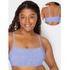 imageFruit of The Loom Womens Spaghetti Strap Cotton Pullover Sports Bra Value PackHeather GreyWhiteWhiteBlue Heather 4pack
