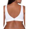 imageFruit of the Loom Womens 2Pack Full Coverage Wireless Cotton BraSoft ampamp Everyday ComfortBlushing RoseWhite
