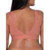 imageFruit of the Loom Womens 2Pack Full Coverage Wireless Cotton BraSoft ampamp Everyday ComfortDesert DuskOlive Night