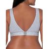 imageFruit of the Loom Womens 2Pack Full Coverage Wireless Cotton BraSoft ampamp Everyday ComfortLilac WhisperGrey Heather