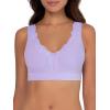 imageFruit of the Loom Womens 2Pack Full Coverage Wireless Cotton BraSoft ampamp Everyday ComfortLilac WhisperGrey Heather
