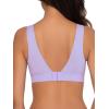 imageFruit of the Loom Womens 2Pack Full Coverage Wireless Cotton BraSoft ampamp Everyday ComfortLilac WhisperGrey Heather