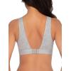 imageFruit of the Loom Womens 2Pack Full Coverage Wireless Cotton BraSoft ampamp Everyday ComfortWhiteGrey Heather
