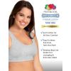 imageFruit of the Loom Womens MultiPack Tank Top Style Sports BraCornflowerblueGreyBlack