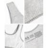 imageFruit of the Loom Womens MultiPack Tank Top Style Sports BraGreyGreyGrey