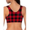 imageFruit of the Loom Womens MultiPack Tank Top Style Sports BraGreyRed BuffaloBlackWhite
