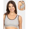 imageFruit of the Loom Womens MultiPack Tank Top Style Sports BraHeath G W Blk White Black