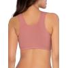 imageFruit of the Loom Womens MultiPack Tank Top Style Sports BraHeather GreyDuskBlushing Rose