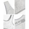 imageFruit of the Loom Womens MultiPack Tank Top Style Sports BraHeather GreyDuskBlushing Rose