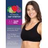 imageFruit of the Loom Womens MultiPack Tank Top Style Sports BraMint ChipWhiteGrey Heather