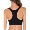 imageFruit of the Loom Womens MultiPack Tank Top Style Sports BraRed Hot With BlackCharcoalBlack