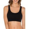 imageFruit of the Loom Womens MultiPack Tank Top Style Sports BraRed Hot With BlackCharcoalBlack