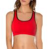 imageFruit of the Loom Womens MultiPack Tank Top Style Sports BraRed Hot With BlackCharcoalBlack