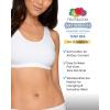 imageFruit of the Loom Womens MultiPack Tank Top Style Sports BraWhiteSandBlack