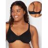 imageFruit of the Loom Womens Unlined Underwire BraCotton ampamp Spandex Blend for Natural Shape and FlexibilityBlack Hue Sand