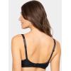 imageFruit of the Loom Womens Unlined Underwire BraCotton ampamp Spandex Blend for Natural Shape and FlexibilityBlack HueBlack Hue