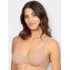 imageFruit of the Loom Womens Unlined Underwire BraCotton ampamp Spandex Blend for Natural Shape and FlexibilityBlack HueSandWhite 86ck