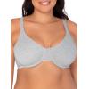 imageFruit of the Loom Womens Unlined Underwire BraCotton ampamp Spandex Blend for Natural Shape and FlexibilityDesert DuskGreyLilac Whisper