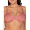 imageFruit of the Loom Womens Unlined Underwire BraCotton ampamp Spandex Blend for Natural Shape and FlexibilityDesert DuskGreyLilac Whisper