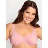 imageFruit of the Loom Womens Unlined Underwire BraCotton ampamp Spandex Blend for Natural Shape and FlexibilityPurple VelvetBlushingBlack