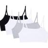 Black/White/White/Heather Grey 4-pack
