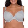 imageFruit of the Loom Womens Smooth Cotton TShirt Bra Pack  UltraSoft Flexible and Invisible Under TeesDesert DuskGrey HeatherOlive