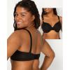 imageFruit of the Loom Womens Smooth Cotton TShirt Bra Pack  UltraSoft Flexible and Invisible Under TeesLilac WhisperPurple VelvetBlack
