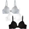 Black/White/Grey Heather