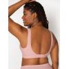 imageFruit of The Loom Womens 2Pack Full Coverage Wireless Bra w Built In Pads  All Day ComfortDesertduskRose Shadow
