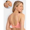 imageFruit of the Loom Womens 2Pack Stretch Wireless Bra wBuilt in PadsPeach GelatoGrey Heather