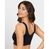 imageFruit of the Loom Womens 3Pack Seamless FullCoverage Wireless BraBlackBlackBlack
