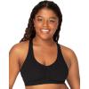 imageFruit of the Loom Womens Adjustable Shirred Front Racerback Sports Bra Multi Pack OptionsHeather GreyWhiteBlackHeather GreyWhiteBlack 6pack