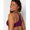 imageFruit of the Loom Womens Adjustable Shirred Front Racerback Sports Bra Multi Pack OptionsLilacGrey HeatherPurple Velvet