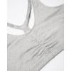 imageFruit of the Loom Womens Adjustable Shirred Front Racerback Sports Bra Multi Pack OptionsNeon Pink HeatherWhiteGrey