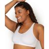 imageFruit of the Loom Womens Adjustable Shirred Front Racerback Sports Bra Multi Pack OptionsNeon Pink HeatherWhiteGrey Heather