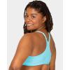 imageFruit of the Loom Womens Adjustable Shirred Front Racerback Sports Bra Multi Pack OptionsTurquoiseWhiteCharcoal