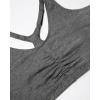 imageFruit of the Loom Womens Adjustable Shirred Front Racerback Sports Bra Multi Pack OptionsTurquoiseWhiteCharcoal